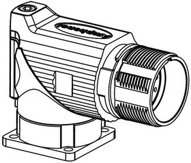 MA5RAE1701, Разъем Кабеля, MA5RA Series, M23, Female, 17 Positions, Обжимное Гнездо, Угловой Монтаж