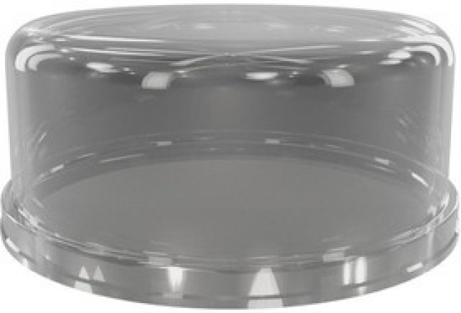 FLS-C80-351-000, DOME COVER, LUMINAIRE, 80MMX35MM, GREY