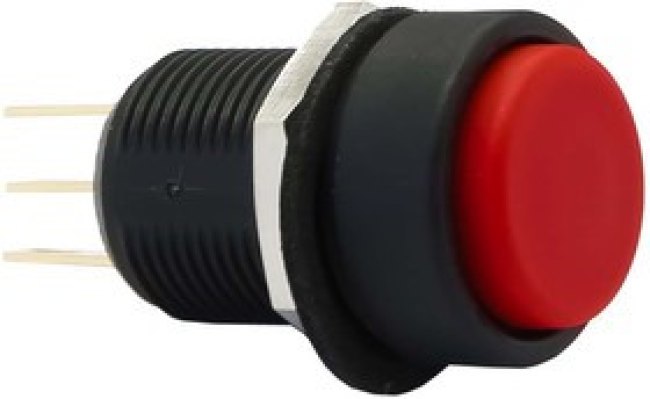 IMP7Z462234UL, Push Button Switch, Momentary, Panel Mount, 13.6mm Cutout, SPDT, 28V dc, IP67