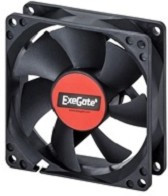 Exegate EX283373RUS Вентилятор ExeGate ExtraSilent ES08015S3P, 80x80x15 мм, подшипник скольжения, 3p