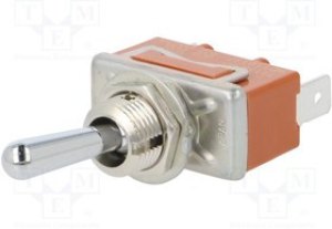 T115DAULCSAFJ, Переключатель: тумблер, Пол: 2, SPDT, ON-ON, 15A/250ВAC, 15A/30ВDC