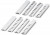 0801406:0001, 5, LGS:FORTL.ZAHLEN 1-10, ZBF 3 Zack Marker Strip for use with Terminal Block Width 3.5 mm