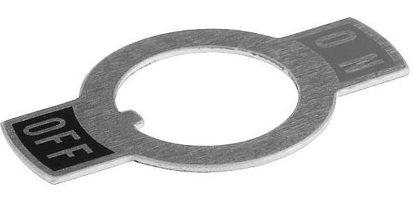 AT214, Switch Hardware ON-OFF PLATE