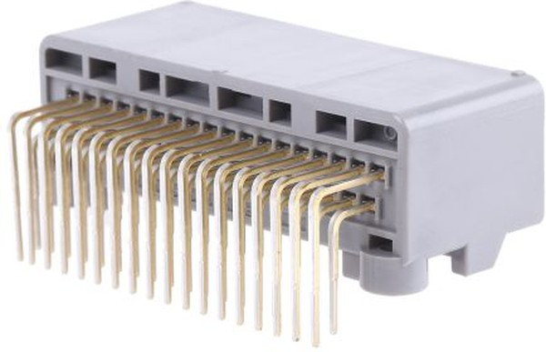 MX34036NF2, MX34 Series Right Angle Through Hole PCB Header, 36 Contact(s), 2.2mm Pitch, 2 Row(s), Shrouded MX34036NF2, MX34 Series Right Angle Through Hole PCB Header, 36 Contact(s), 2.2mm Pitch, 2 Row(s), Shrouded