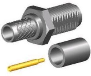 SMA-56F-TGG-RP, Разъем SMA, гнездо RP, RG-58, обжим SMA-56F-TGG-RP, Разъем SMA, гнездо RP, RG-58, обжим