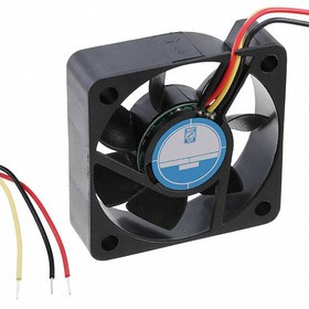 OD5015-12HB02A, DC Fans DC Fan, 50x50x15mm, 12VDC, 14CFM, 0.11A, Ball, 3xWire, Alarm Output