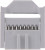 71600-008LF, Conn IDC Connector RCP 8 POS 2.54mm IDT RA Cable Mount Tube