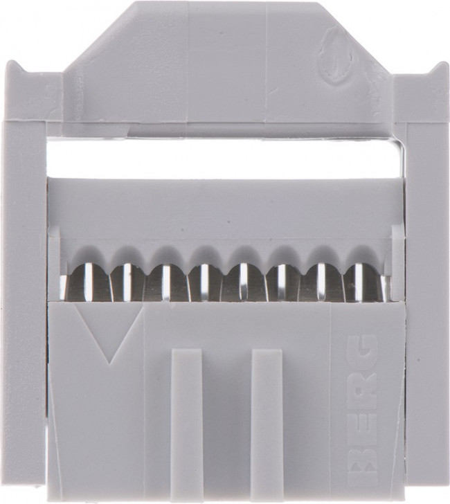 71600-008LF, Conn IDC Connector RCP 8 POS 2.54mm IDT RA Cable Mount Tube