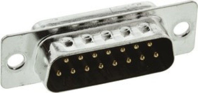 119998-2831, ZD* 15 Way Panel Mount D-sub Connector Plug, 2.77mm Pitch 119998-2831, ZD* 15 Way Panel Mount D-sub Connector Plug, 2.77mm Pitch