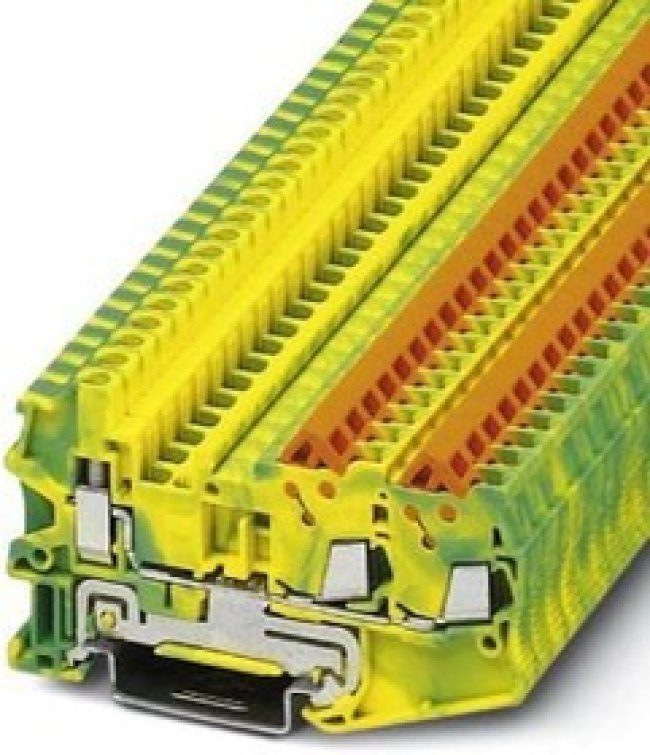 3050060, DIN Rail Terminal Blocks QTCU 1.5-TWIN-PE