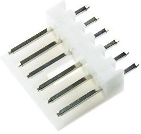 OWF-6 вилка на плату 2.50мм прям. откр.