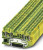 3031209, ST 1.5-QUATTRO-PE Series Green/Yellow Feed Through Terminal Block, 1.5mm²