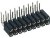 803-87-012-20-001101, 803 Series Right Angle PCB Mount PCB Socket, 12-Contact, 2-Row, 2.54mm Pitch, Solder Termination
