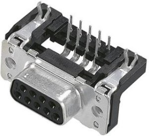 09661526610, D-Sub Standard Connectors DSUB SV FEM SSDP ANG73-254 25P