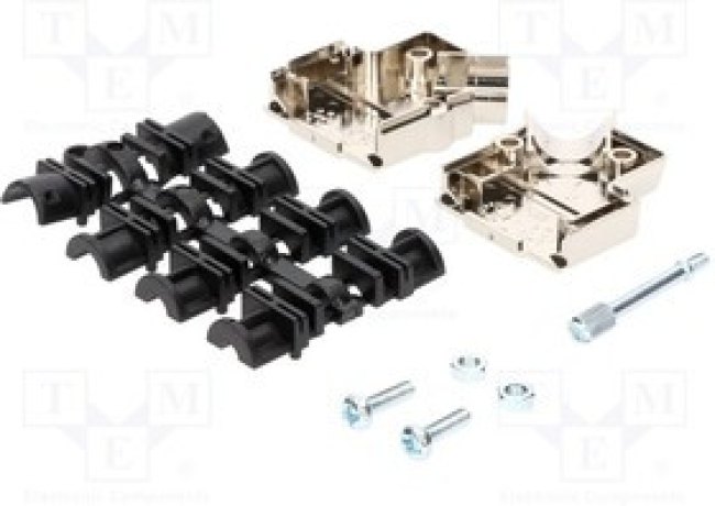 MHD45PK9-K, Корпус D Sub, MH - MHD45PK Series, DE, 45°, Корпус из Металлизированного Термопласта MHD45PK9-K, Корпус D Sub, MH - MHD45PK Series, DE, 45°, Корпус из Металлизированного Термопласта