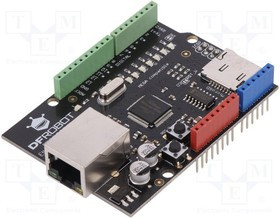 DF-DFR0125, Коммуникационный, ETHERNET, слот для microSD карт, IC W5100
