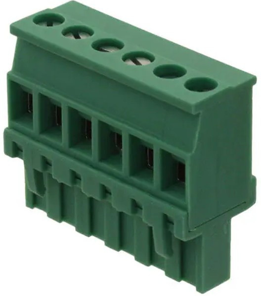 1792281, Съемная клеммная колодка, 5.08 мм, 6 вывод(-ов), 24AWG до 12AWG, 2.5 мм², Винт, 12 А