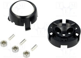 POLOLU-2692, Опорный шарик, Набор: шарик,корпус, винтами, d: 34мм, H: 29мм POLOLU-2692, Опорный шарик, Набор: шарик,корпус, винтами, d: 34мм, H: 29мм