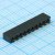 DS1026-01-1X10S8BV, (PBS2-10), Розетка на плату 1х10 контактов шаг 2мм
