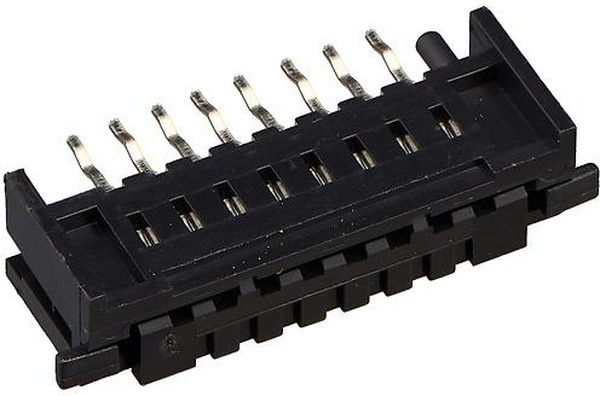08FDZ-BT(S)(LF)(SN), ZIF розетка на плату SMD 2.54мм 8 контактов прямая