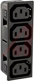 4752.4200, F Snap-In IEC Connector Socket, 10A, 250 V 4752.4200, F Snap-In IEC Connector Socket, 10A, 250 V