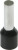 KLS8-01108-E1508 black (TIC-1.5-8) черный (LT15008), Наконечник 8мм для обжима многожильного кабеля KLS8-01108-E1508 black (TIC-1.5-8) черный (LT15008), Наконечник 8мм для обжима многожильного кабеля