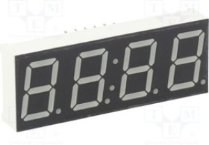 KW4-566CVB, Дисплей: LED, 7-сегментный, 14,2мм, 0,56", II.зн: 4, красный, катод KW4-566CVB, Дисплей: LED, 7-сегментный, 14,2мм, 0,56", II.зн: 4, красный, катод