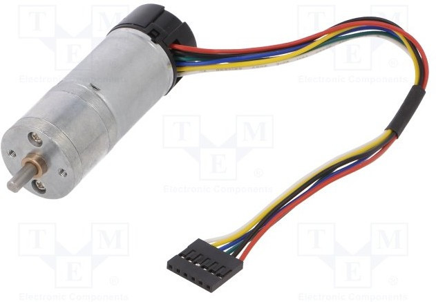 4846, Двигатель: DC, с энкодером, с редуктором, HP, 12ВDC, 5,6А, 74,83: 1