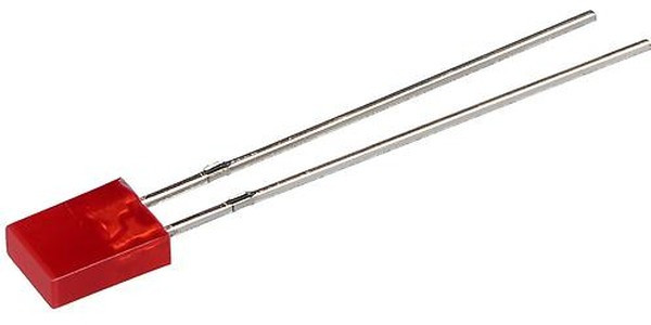 L-113HDT, Светодиод 2х5мм/красный/660нм/ 0.2-0.6мкд/110°