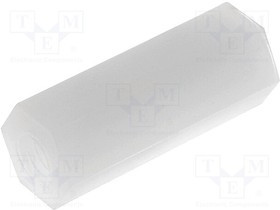 HP-16, Дистанцирующая стойка с резьбой, полиамид, M3, 16мм