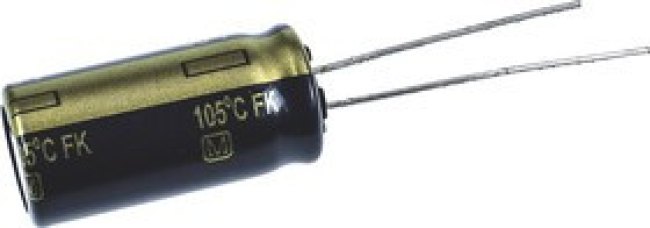 EEU-FK1V561, Aluminum Electrolytic Capacitors - Radial Leaded 35VDC 560uF 20% AEC-Q200