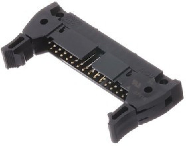 XG4A-3034, Rectangular MIL Spec Connectors Plug Long Lock 30P RightAngle 1Polarize