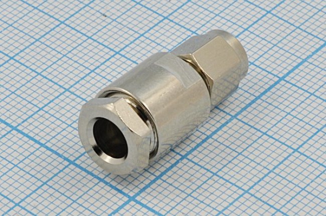 Штекер SMA на кабель RG58 прижимной, позолоченный центральный контакт; №962 шт SMA\RG58\\\