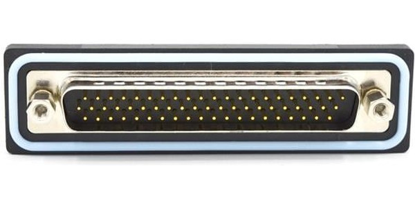 HDF-R62-113L011, HDF 62 Way Right Angle Solder D-sub Connector Plug, 2.41mm Pitch, with 4-40 Screw Locks HDF-R62-113L011, HDF 62 Way Right Angle Solder D-sub Connector Plug, 2.41mm Pitch, with 4-40 Screw Locks