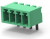 284512-4, Pluggable Terminal Blocks HEADER 4P R/A 3.5MM 284512-4, Pluggable Terminal Blocks HEADER 4P R/A 3.5MM