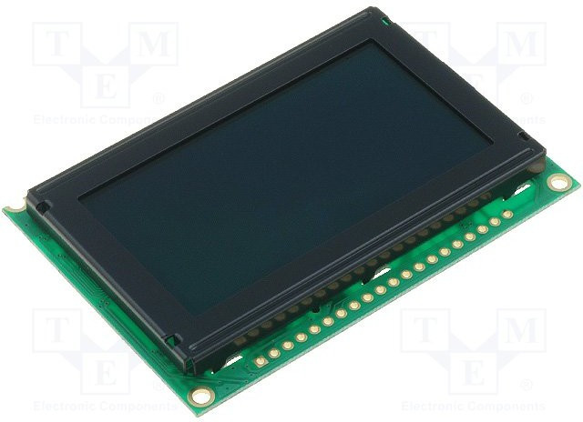 RG12864B-TIW-V, Дисплей: LCD, графический, 128x64, FSTN Negative, 75x52,7x8,9мм
