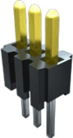 TMS-108-02-L-S, TMS Series Through Hole Pin Header, 8 Contact(s), 1.27mm Pitch, Unshrouded TMS-108-02-L-S, TMS Series Through Hole Pin Header, 8 Contact(s), 1.27mm Pitch, Unshrouded