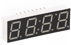 TDCG1060M, Дисплей LED, 7-сегментный, 10мм, зеленый, 2,8-4мкд, катод, II.зн 4