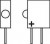 555-2401F, LED Circuit Board Indicators YELLOW DIFFUSED