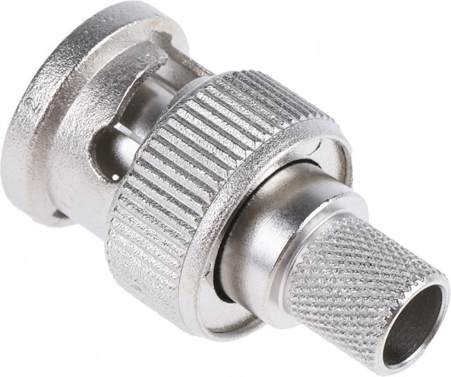 J01002A0056, 75 Straight Cable Mount, BNC Connector, Plug, RG6