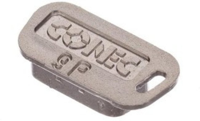 600X517009X, D-Sub Tools &amp; Hardware 9 POS M SHIELDED PLASTIC CAP