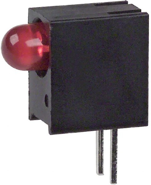 551-1107F, LED Circuit Board Indicators RED DIFFUSED LOW CURRENT