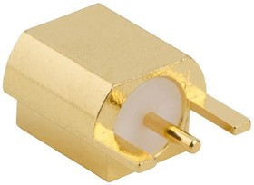 252151-75, Разъем РЧ / Коаксиальный, MCX Коаксиальный, Прямое Гнездо, Торцевой, 75 Ом, Сплав Бериллиевой Меди
