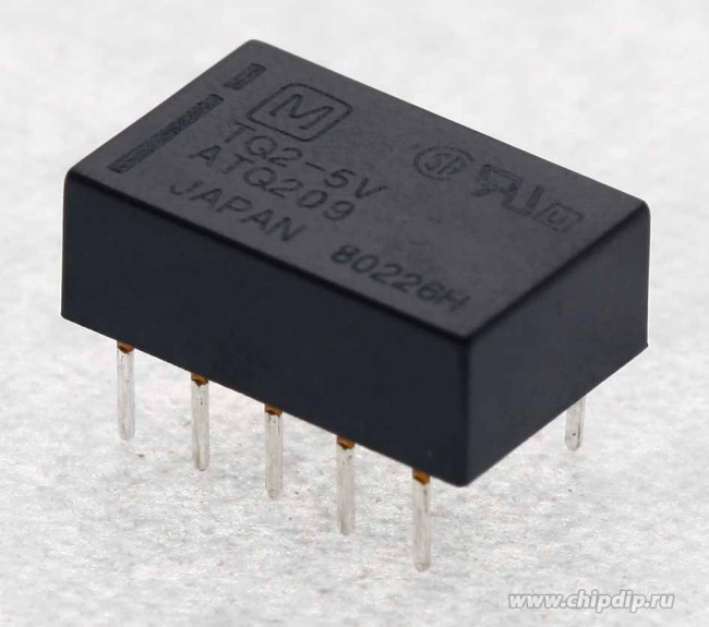 TQ2-5V, 1A 5VDC DPDT NON-LATCHING PCB TQ2-5V, 1A 5VDC DPDT NON-LATCHING PCB