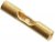 324369, SOLISTRAND Strap Butt Splice Connector, Gold over Nickel 26 22 AWG