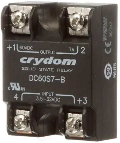 DC60S7-B, DC60 Series Solid State Relay, 7 A Load, Surface Mount, 60 V dc Load, 32 V dc Control DC60S7-B, DC60 Series Solid State Relay, 7 A Load, Surface Mount, 60 V dc Load, 32 V dc Control