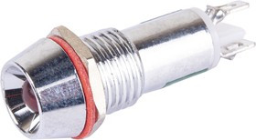 XD22-10-R-12VDC, Светодиод с держателем красный 10мм 12VDC IP65