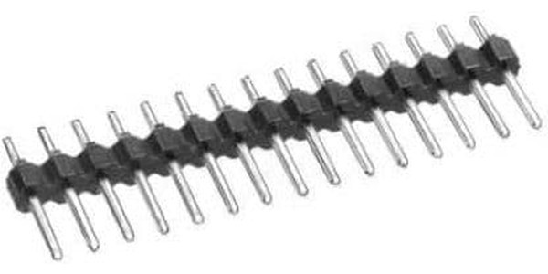 A2-12PA-2.54DSA(71), A2 Series Straight Through Hole Pin Header, 12 Contact(s), 2.54mm Pitch, 1 Row(s), Unshrouded