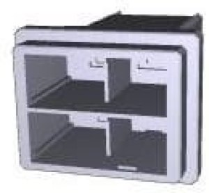 2-917808-2, Dynamic 5000 Male Connector Housing, 10.16mm Pitch, 4 Way, 2 Row 2-917808-2, Dynamic 5000 Male Connector Housing, 10.16mm Pitch, 4 Way, 2 Row