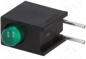 HLMP-1503-C00A2, LED; в корпусе; зеленый; 3мм; Кол-во диод: 1; 10мА; 60°; 1,5?2,7В